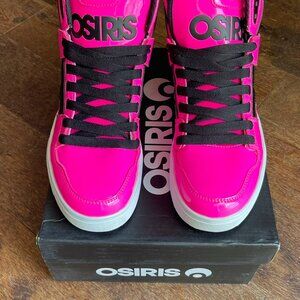 OSIRIS - Clone Skate Shoes - Neon Bright Pink - US WOMAN 10 - NEW!